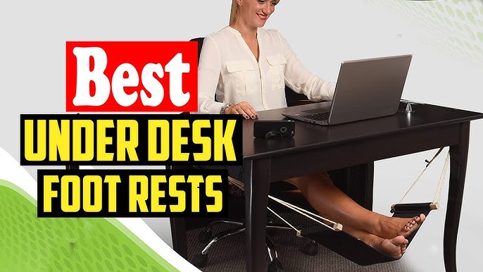 AMERIERGO Foot Rest for Under Desk at Work, Under Desk Footrest with  Ergonomic Memory Foam, Foot Stool for Office Gaming Computer Desk Foot Rest  with