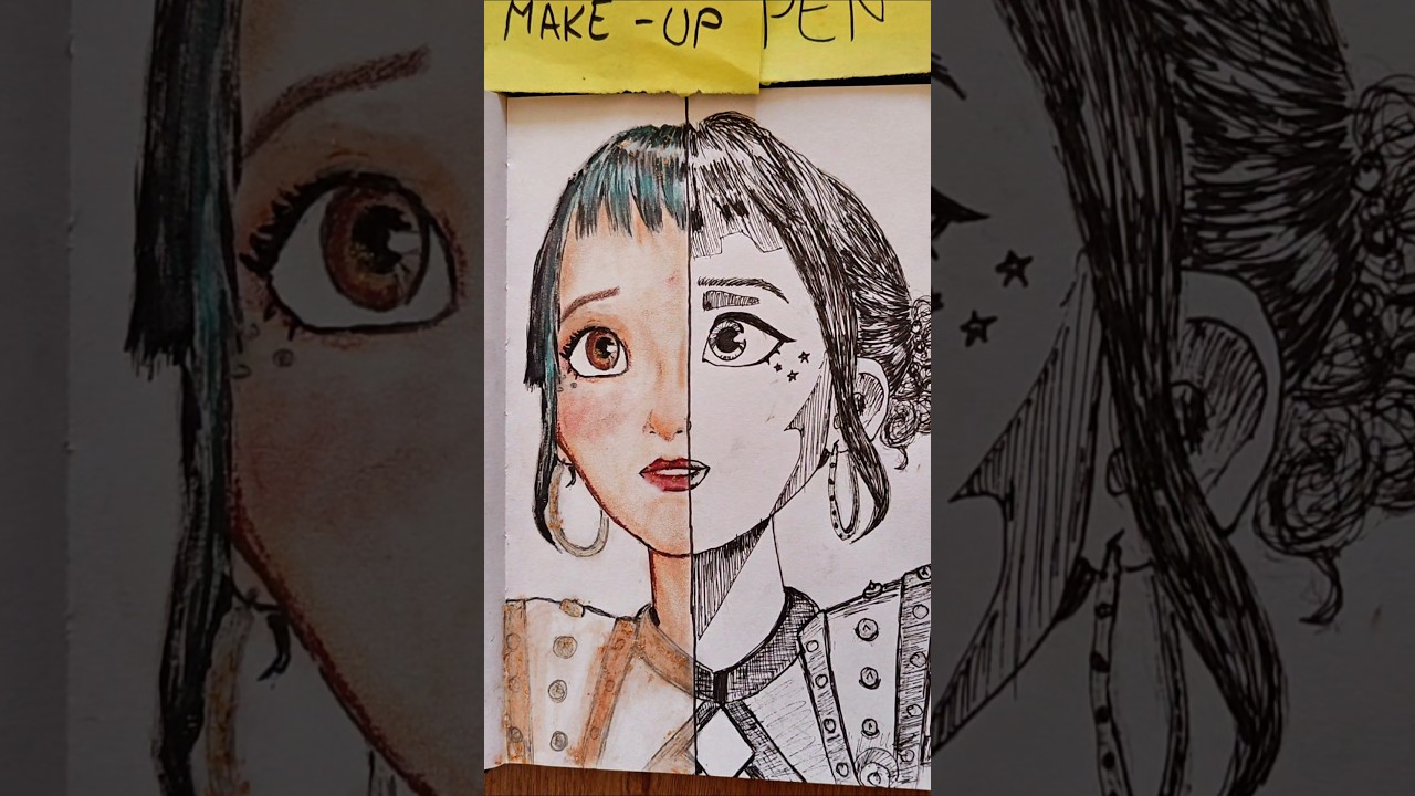 drawing Zoey from kpopdemonhunters part2