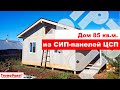 Этапы строительства СИП дома из панелей с ЦСП, г. Киров | TermoPanel