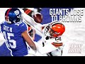 Giants Lose To Browns Thoughts