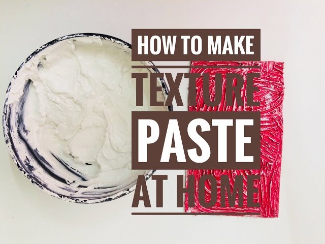 Make your own home made TEXTURE PASTE/Medium!! Super easy! (click photo for  recipe & example of layout using the texture m…