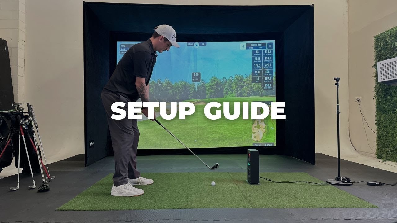 How to setup our brand New DIY Golf simulator Enclosure (SO SIMPLE ...