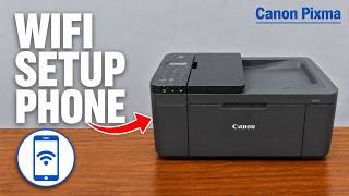 How to WiFi Setup Your Canon Pixma TR4720 / TR4755i With Your Phone