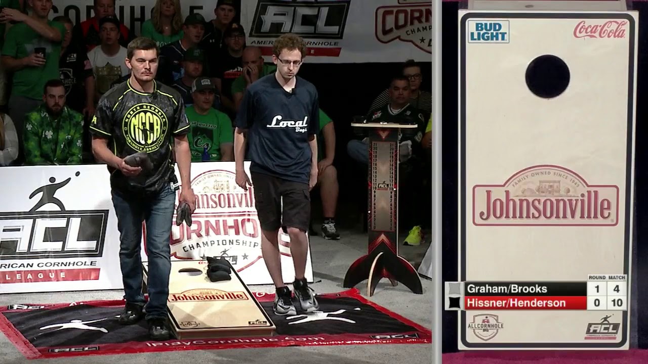 2018 ACL Cornhole Mania Cody Henderson 19 in a Row YouTube