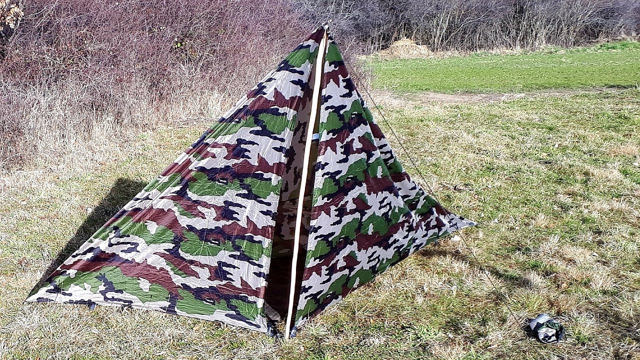 Montage tarp : Tente avec sol.