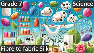 Fibre to fabric Silk | Class 7 | Science| CBSE | ICSE | FREE Tutorial screenshot 5