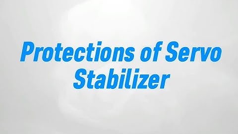 Protections of Servo Voltage Stabilizers | #voltease #shorts #shortsfeed #reels #viralvideo