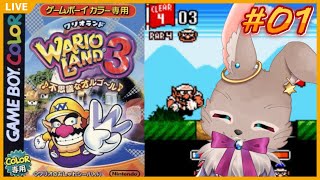 まさかのワリオが主役！？ここから始まるワリオ道【ワリオランド3 不思議なオルゴール #01】