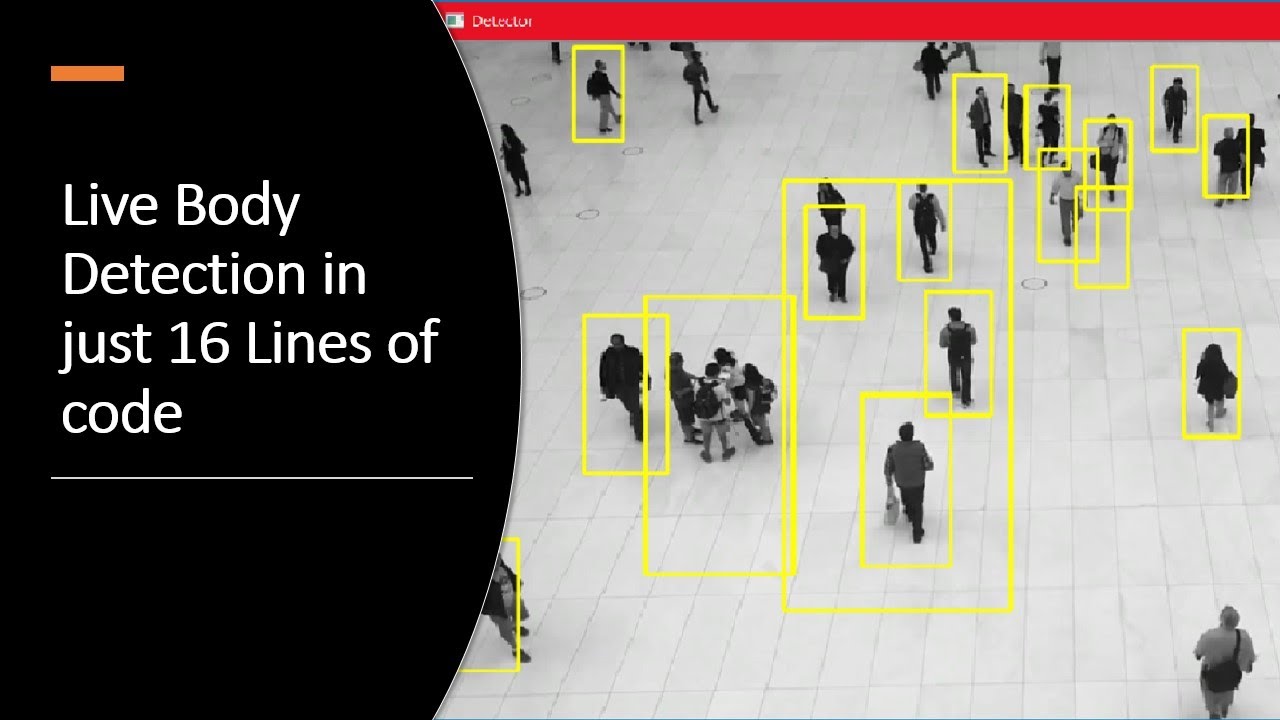 Live Body Detection App in just 16 Lines of code using python 