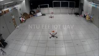 UWB-only based 4 Quadcopters Formation in GPS-denied Environments (Indoor)