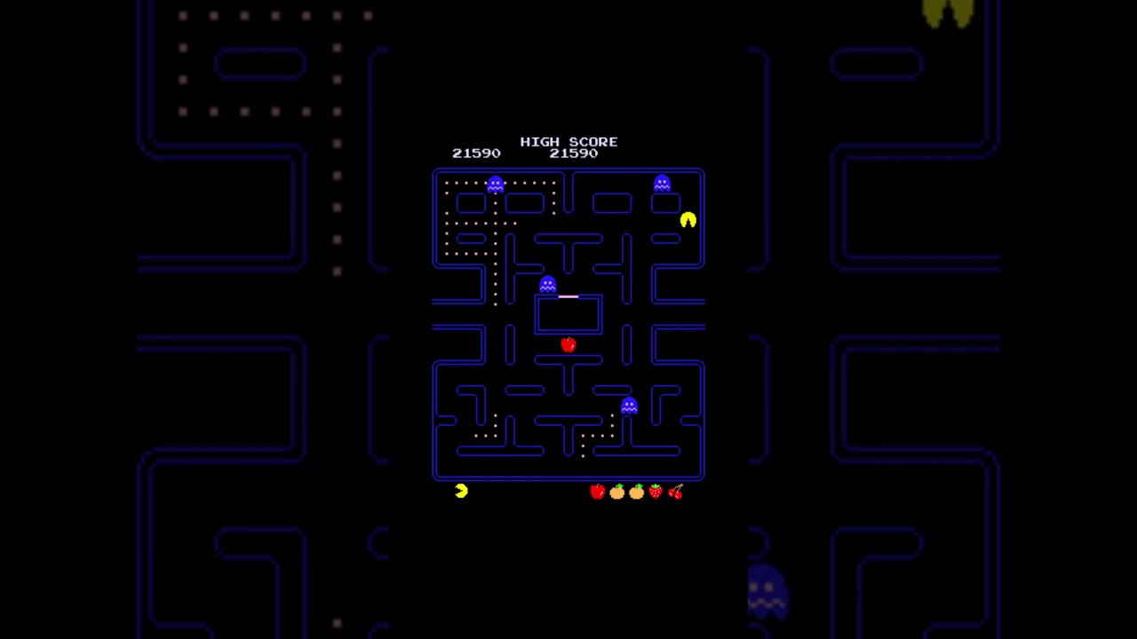 PACMAN (1980) ROUND 5 passed ! -Video game -