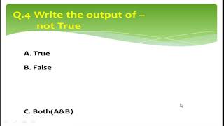 Python MCQ Series | Part - 8 Profile