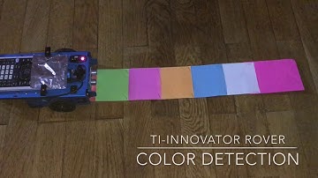 TI-Innovator Rover - Color detection
