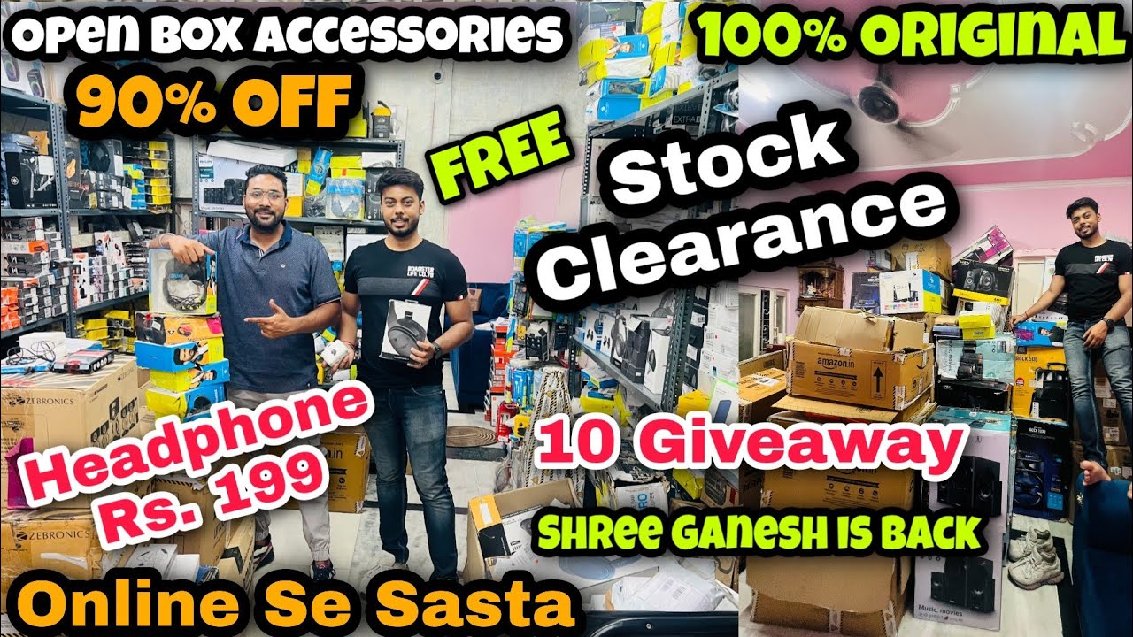 Open Box Accessories 100 Original Headphone Rs. 199😱 10x