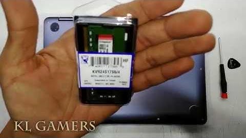 ASUS Notebook Model A510U-QBQ624T Clean Dust and Upgrade DDR4 RAM