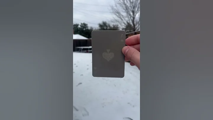 3d printed throwing card! #3dprinting #magic #cards