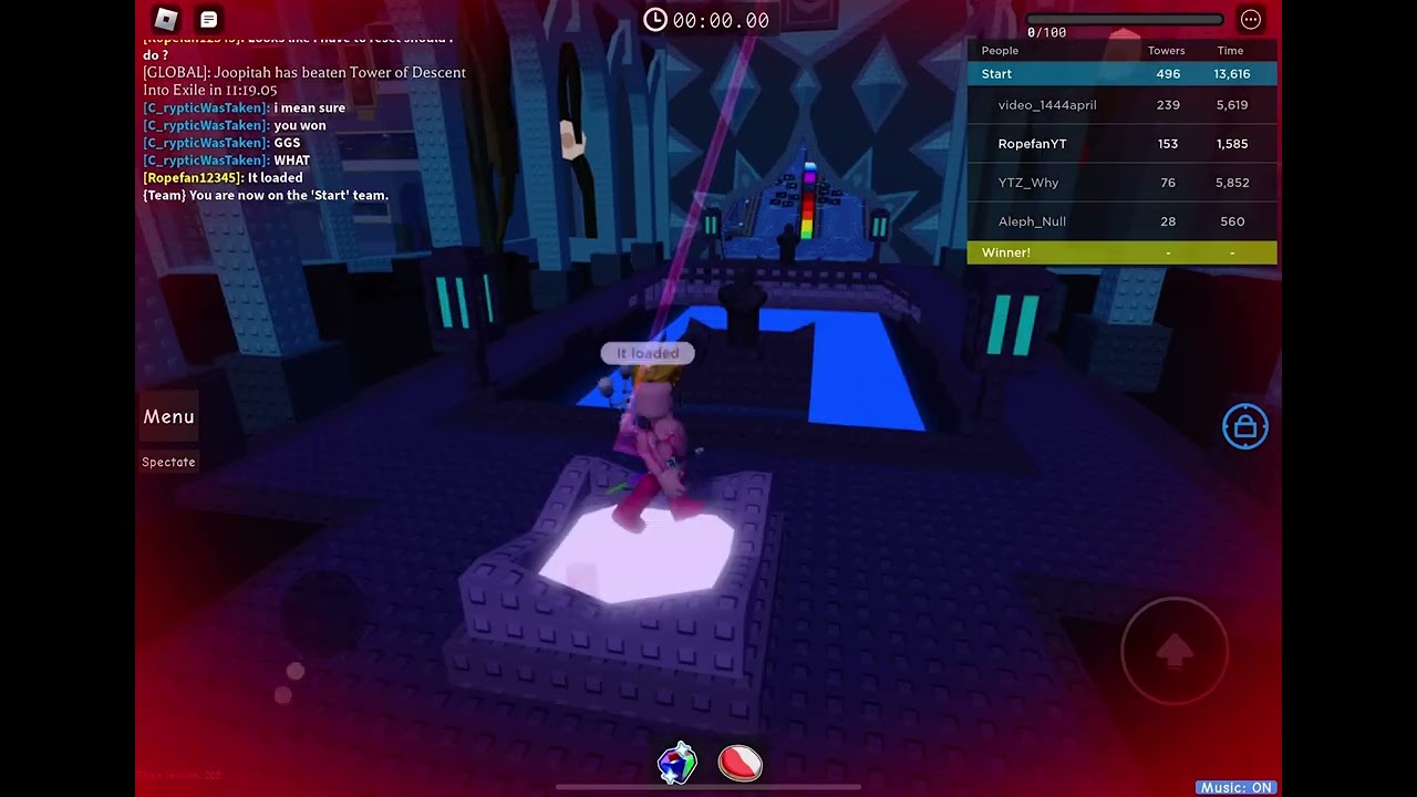 Tower of Tenebrous depths win