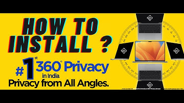 360° Laptop Privacy Screen Installation | People Can’t See What You’re Doing | Anti-Glare | pxin.in