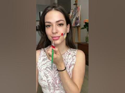 Помада из акриловых красок! Как сделать оттенок цвета губ? - YouTube