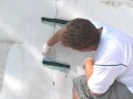 How to repair cracks in concrete pools.