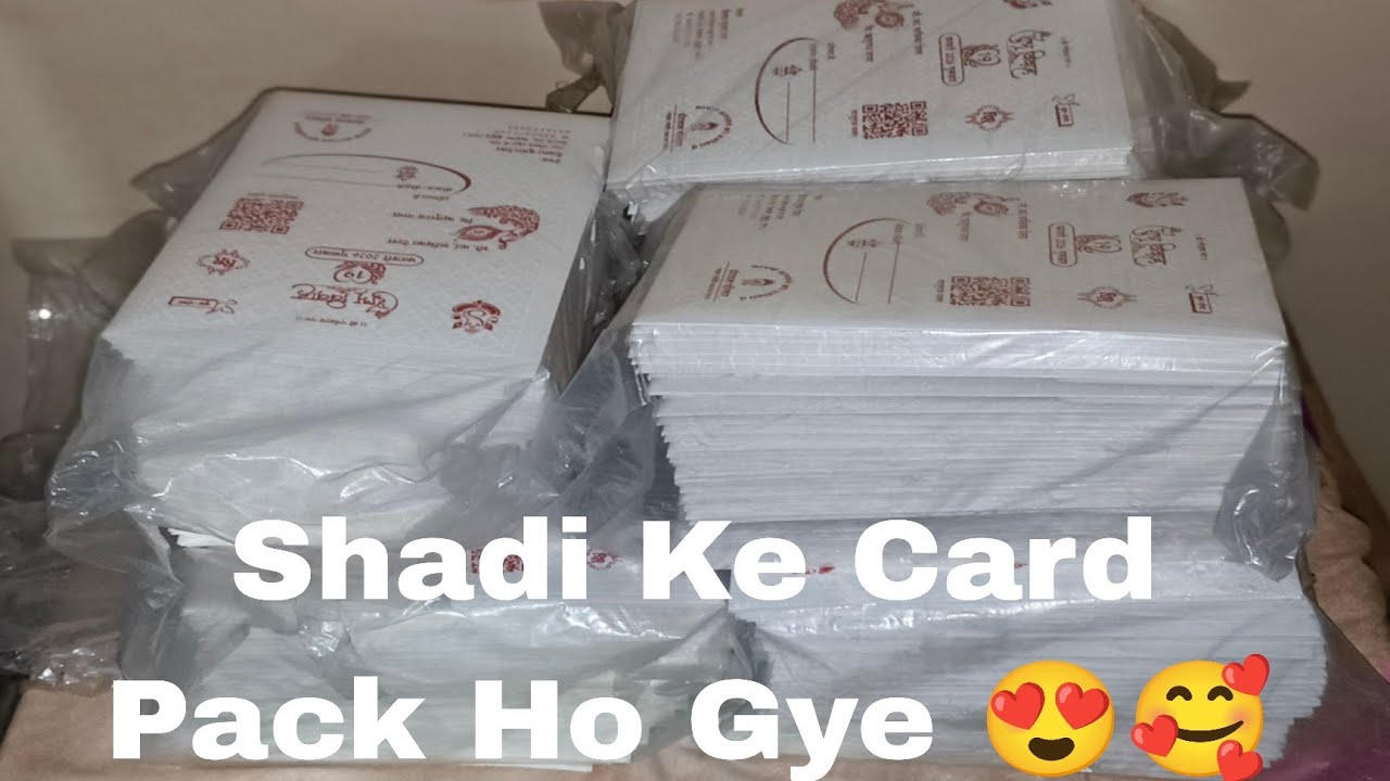 Shadi Ke Card Pack Ho Gye 😍🥰 Harivanshi Vlog ♥️
