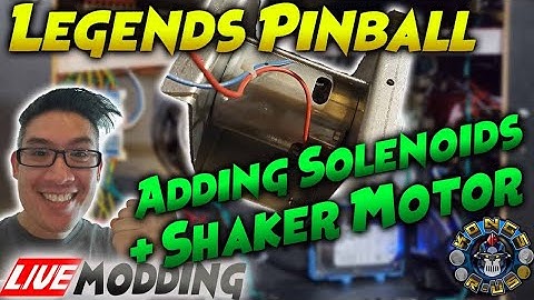 Installing Solenoids + Shaker Motor to Legends Pinball - LIVE Modding Session (AtGames)