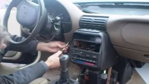 Saturn Instrument Cluster Removal
