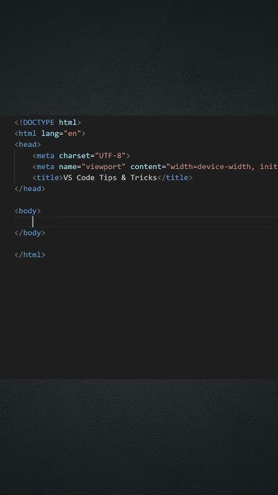 Vs code tips and tricks To create multiple html elements using ...