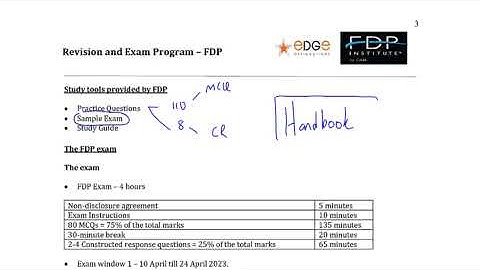 FDP - Revision and Exam video 2023 - Edge Designations
