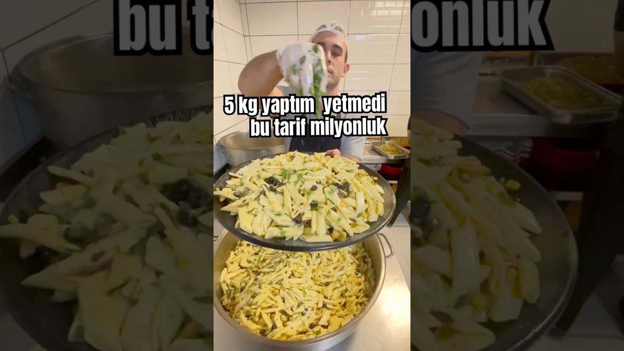 🔥 “5 KİLOLUK MAKARNA SALATASI! BÖYLESİ YOK!” #makarnasalatası#lezzetbombası#yemektarifleri 🔥 “5 KİLOLUK MAKARNA SALATASI! BÖYLESİ YOK!” #makarnasalatası#lezzetbombası#yemektarifleri