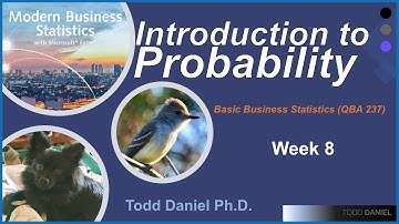 Probability in Business Statistics (Week 8)