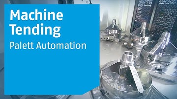 Machine Tending – Pallet automation with SCHUNK