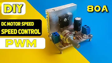 Make a 12V DC motor speed controller using NE555 IC, PWM controller