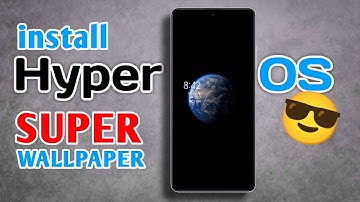 Hyper OS Super Wallpaper Apply on Lock Screen & Home Screen in All Redmi, Poco & Xiaomi Devices
