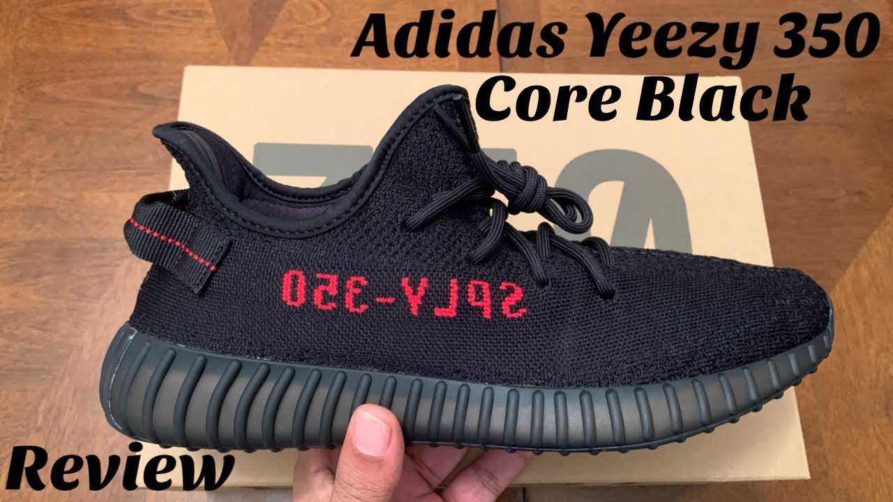 Adidas Yeezy 350 Boost V2 Core Black Unboxing, Review & Comparison