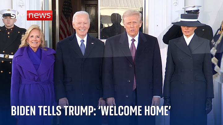 Biden tells Trump: 'Welcome home' as couples meet at the White House