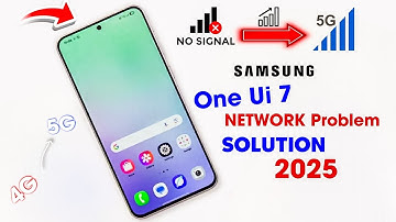 Samsung One Ui 7 5G Network & Wifi Issue Solution  2025 || How To Solve Samsung 5G Problem ||
