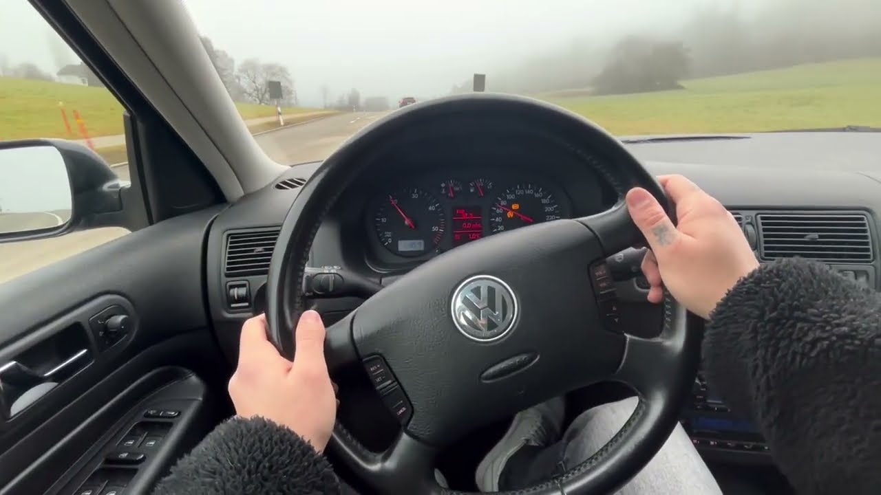 VW Golf IV - 1.9 TDI 4 Motion (ARL) 150HP - POV Driving