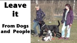 'Leave it' from dogs and people