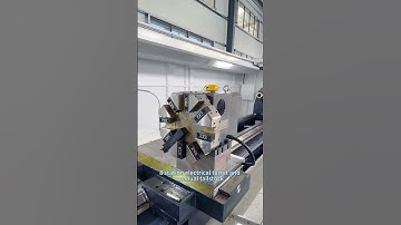 WOJIE CNC- CK6180*4000, heavy duty cnc lathe machine , with 8 station turret #cnc #cnclathe