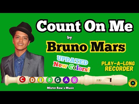 Count On Me | Recorder Level 2 | Notes BAG | Color-Coded Notes