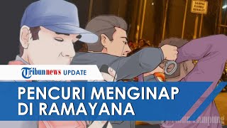 Nginap untuk Curi Pakaian di Ramayana Sukabumi, Pencuri Ini Kepergok Petugas saat Keluar Gedung