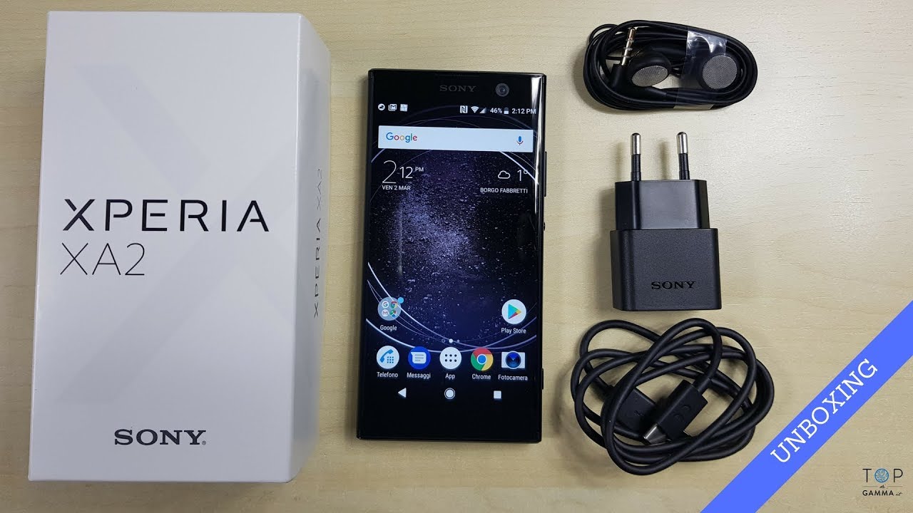 Sony Xperia XA2 Unboxing - YouTube