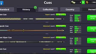 8 ball pool -Gold Skull Cue lvl MAX screenshot 5