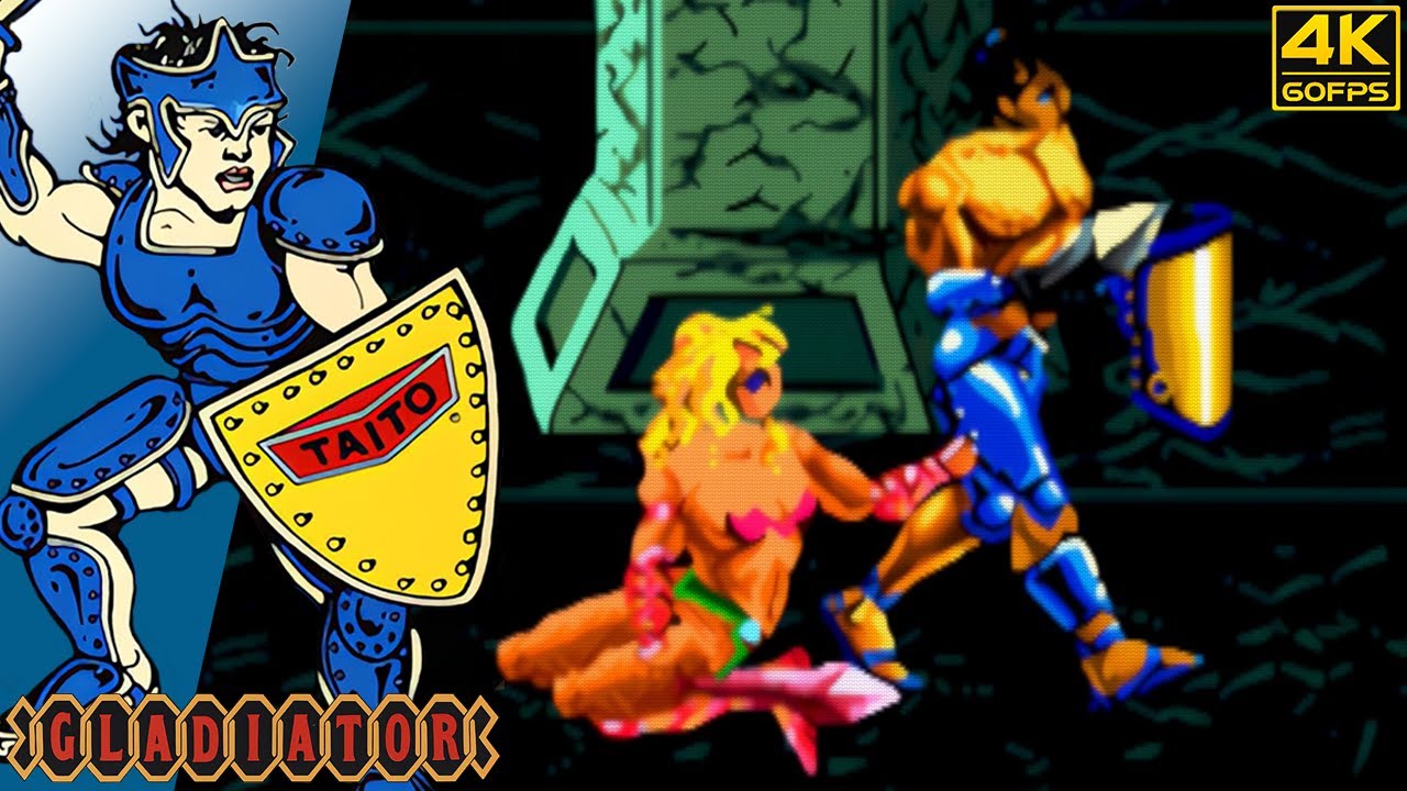 Gladiator (Arcade / 1986) 4K 60FPS - YouTube