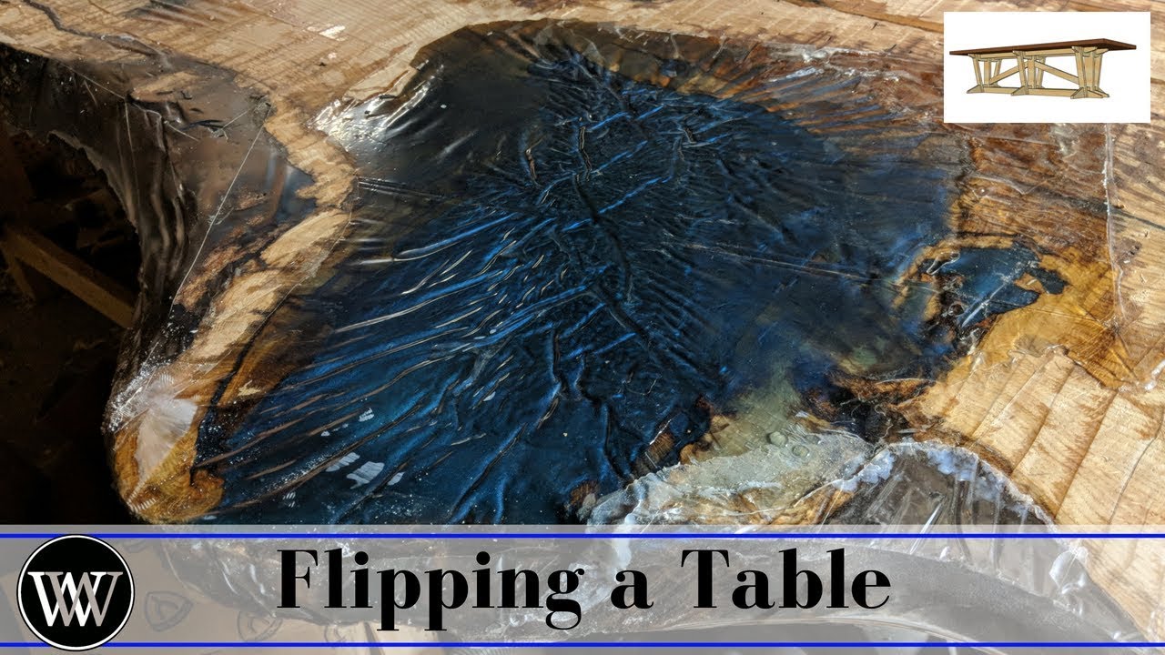 Making a Live Edge Dining Room Table Part 5 - YouTube