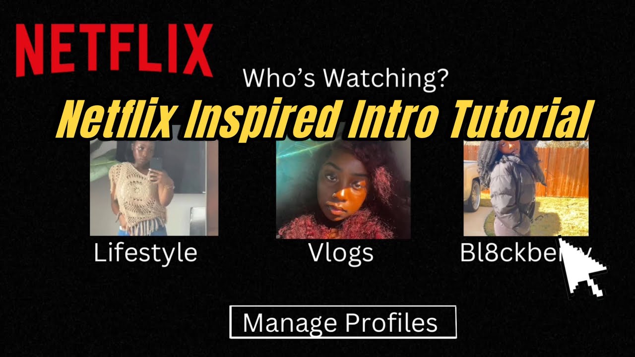 CANVA: Netflix Inspired Intro I Turn Your YouTube Into A Movie🎥