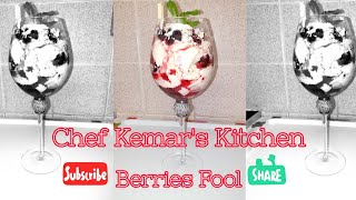 How to make best Blueberry Fool recipe at home