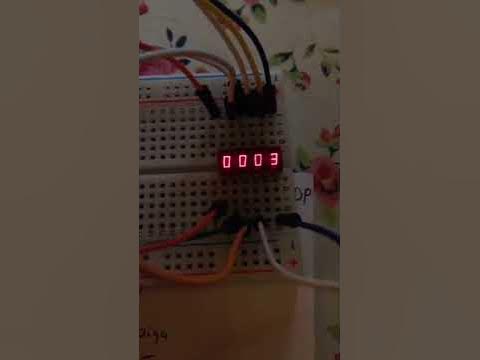 4 Digit 7 Segment Bubble Display Arduino Driven - YouTube