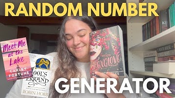 Random Number Generator Controlled My Reading For a Week ✨😱📖